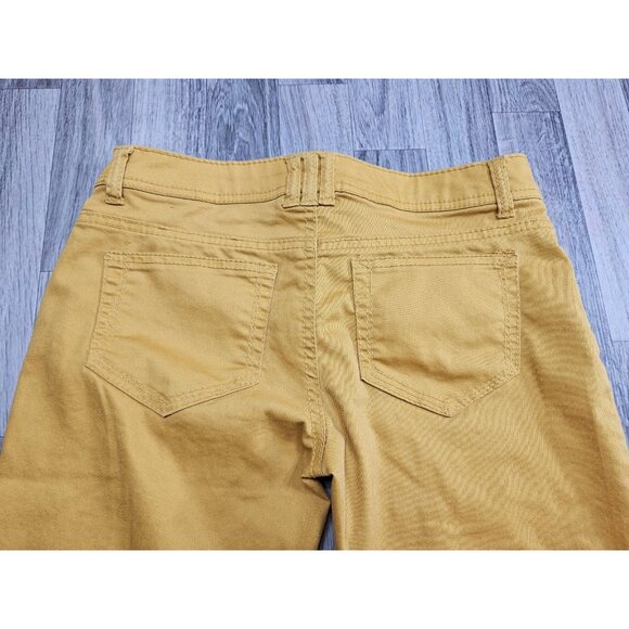 (3/$35) Mossimo Supply Co Jeans Womens 7 Yellow Skinny Fit 6 Stretch Juniors - Picture 3 of 11